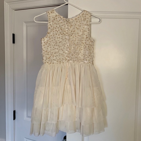 Nanette Lepore cream & gold dress size 14 - Picture 3 of 5